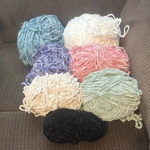 Multicolor Bernat Yarn Bundle for Crafting